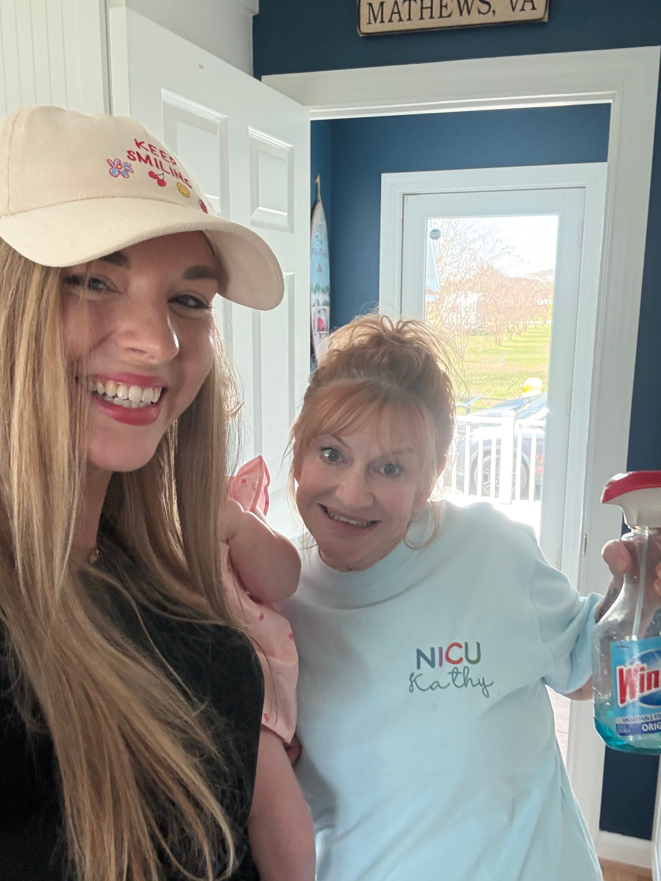 Tara with a happy client at their home